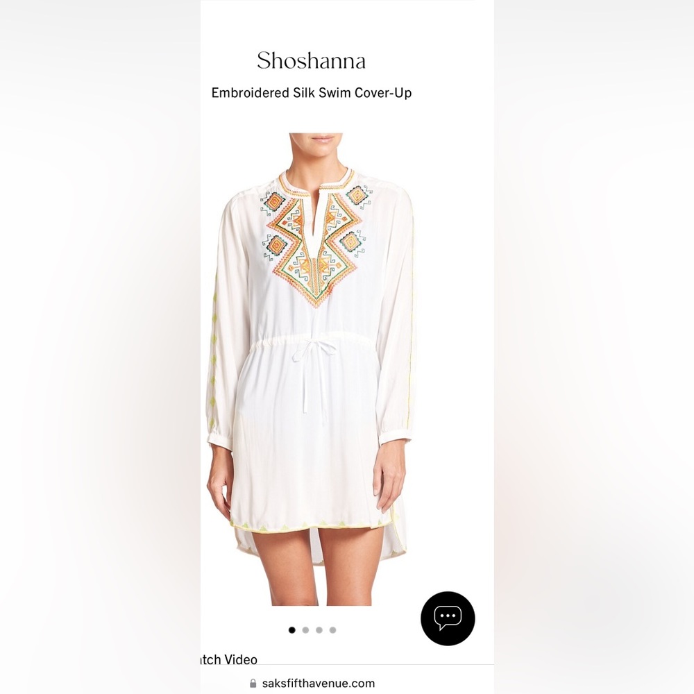 Shoshanna swim cover up dress